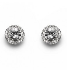 Обици “More Basic“ - родий...