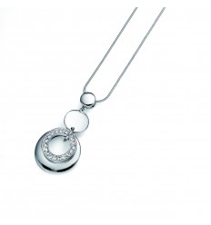 Колие “Rings“ - родий +...