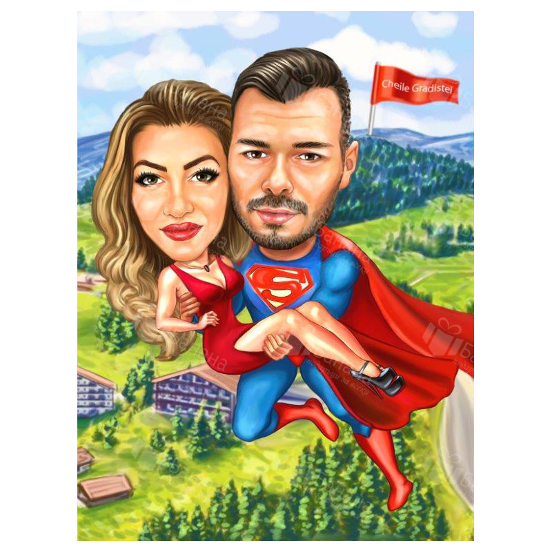 Карикатура за двама