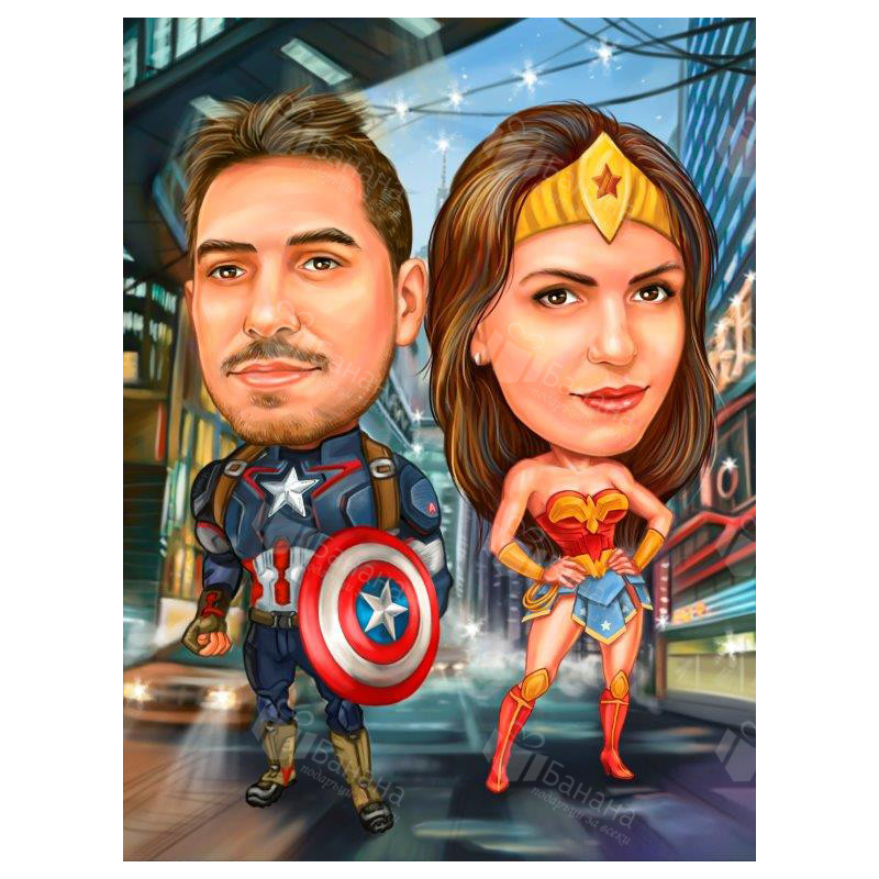 Карикатура за двама