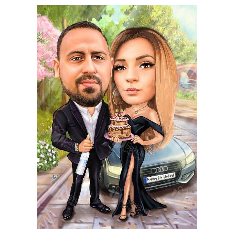 Карикатура за двама