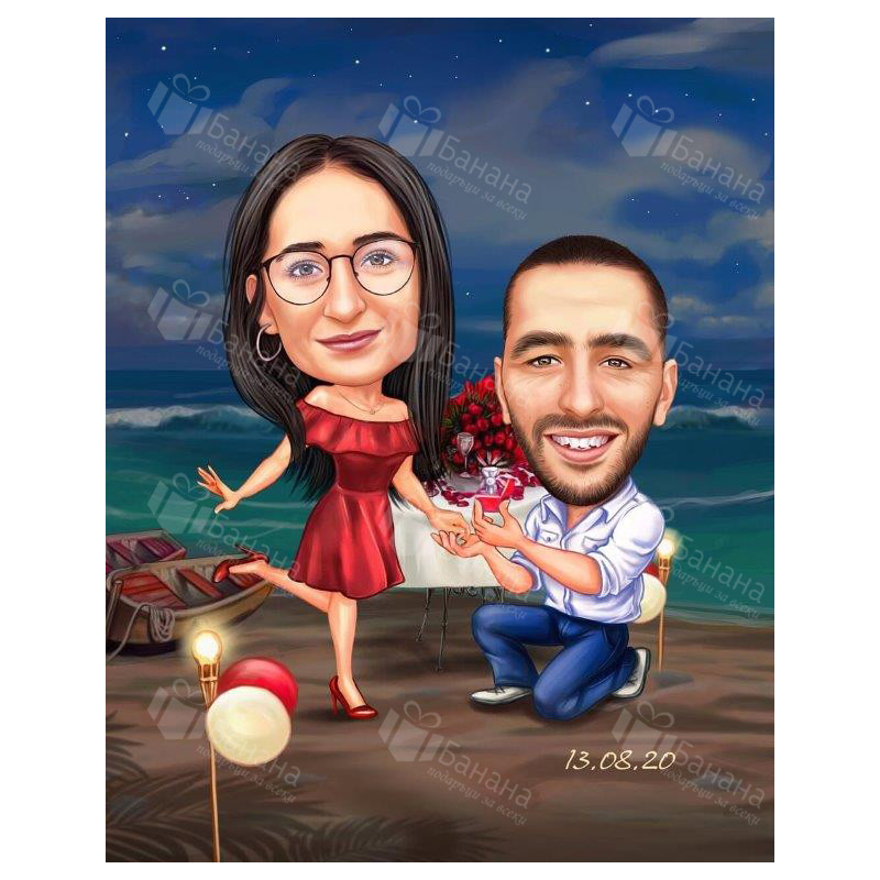 Карикатура за двама