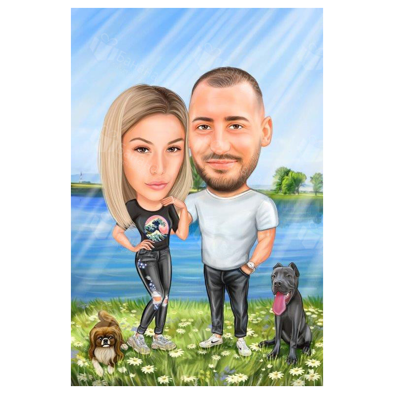 Карикатура за двама