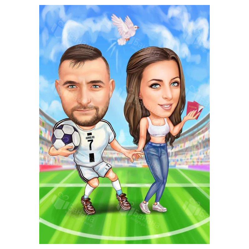 Карикатура за двама