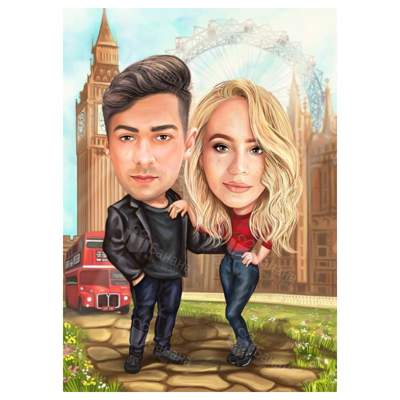 Карикатура за двама