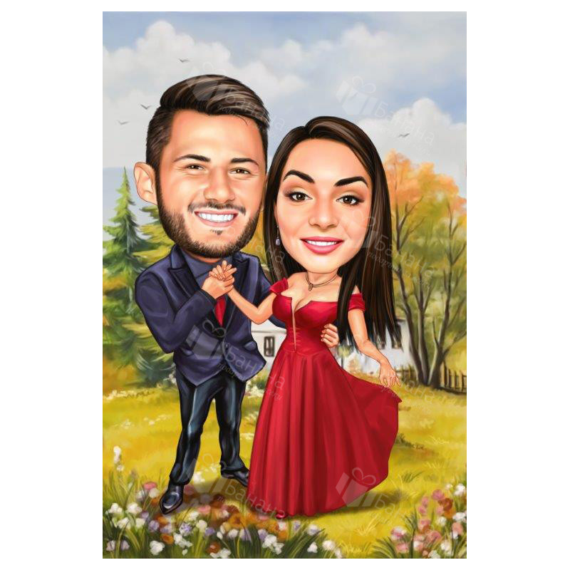 Карикатура за двама