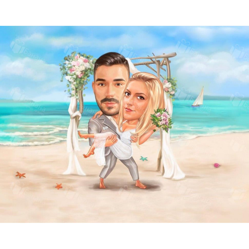 сватбени карикатури