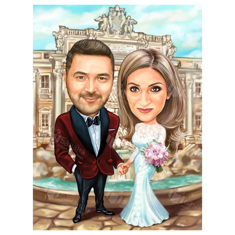сватбени карикатури