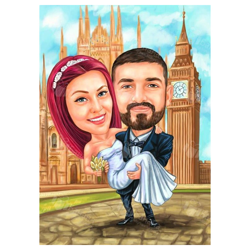 сватбени карикатури