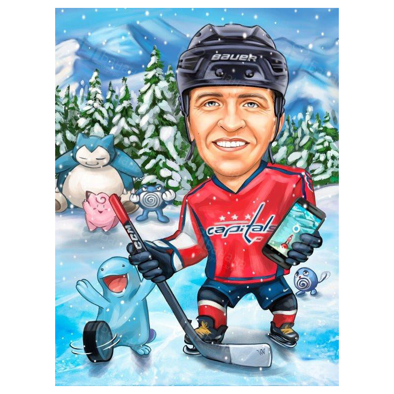 Карикатура за любителите на зимните спортове