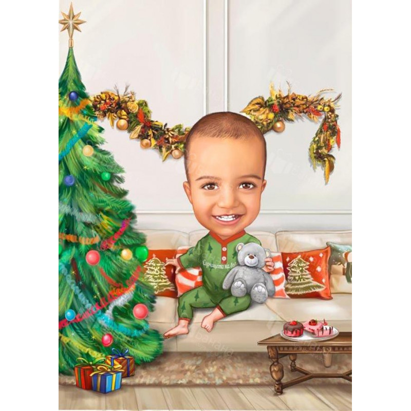 зимна карикатура