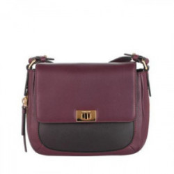 Дамска малка чанта бордо...