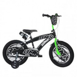Колело BMX 14“ black/green