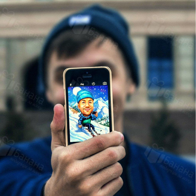 Карикатура за любителите на зимните спортове