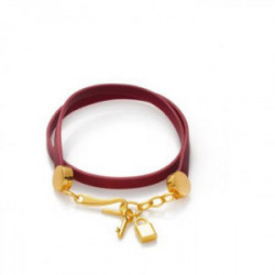 Дамска червена гривна с...