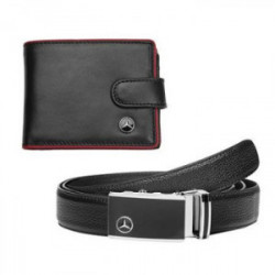 Комплект портфейл и колан...