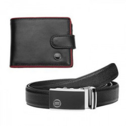 Комплект портфейл и колан...