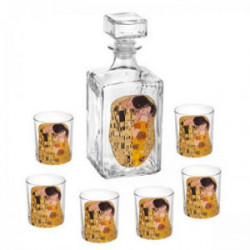 The kiss бутилка + 6 чаши...