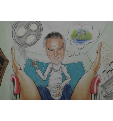 Пастелна карикатура – подарък с настроение