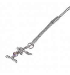 GSM аксесоар “Bunny“ - родий+Rose AB