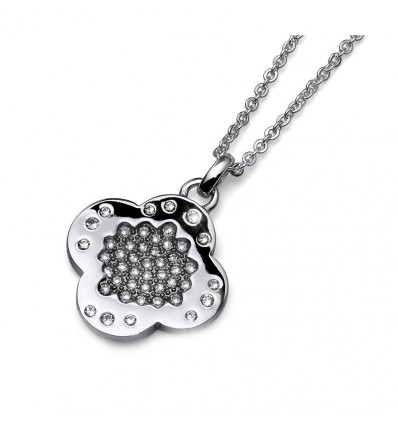 Колие “Create“ - родий + кристал