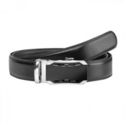 Стилен мъжки колан - SILVER...