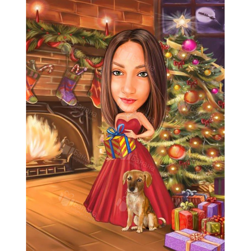 Коледна карикатура