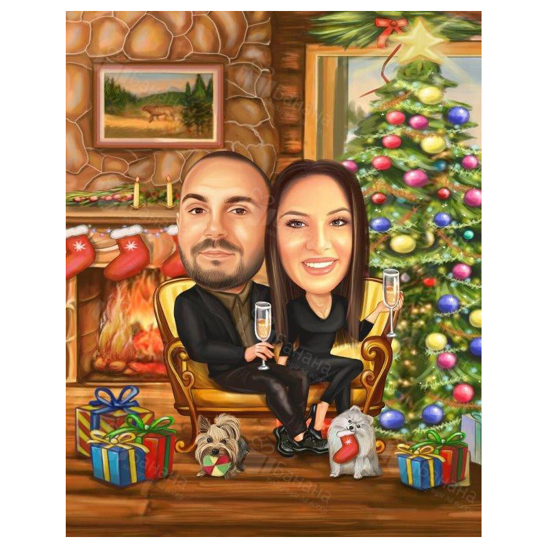 Коледна карикатура