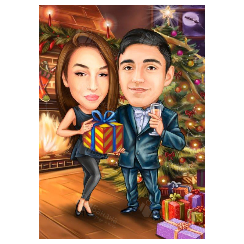 Коледна карикатура