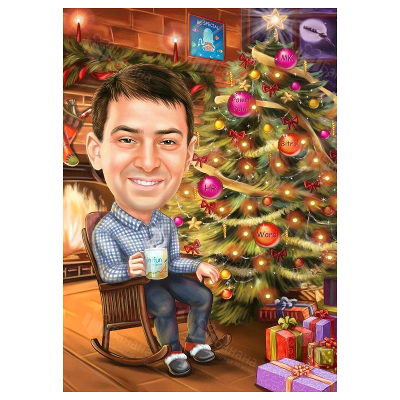 Коледна карикатура