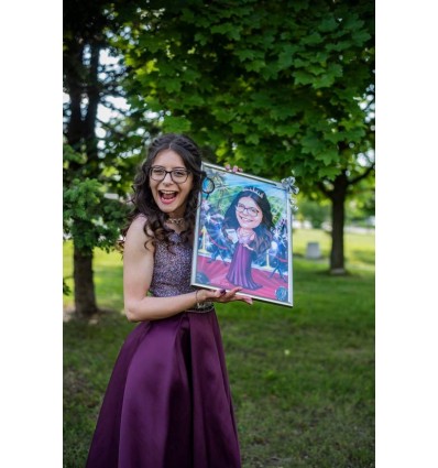 Карикатура - подарък за абитуриент