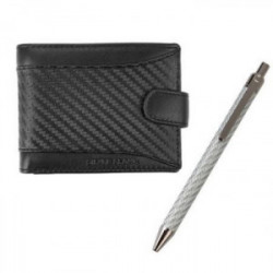 Комплект мъжки портфейл и...