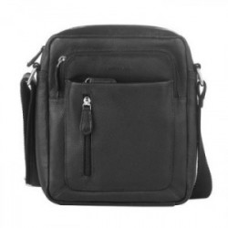 Мъжка черна чанта SILVER FLAME