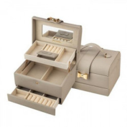 Кутия за бижута цвят сив -...