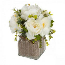 Аранжировка бели божури