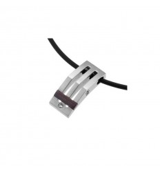 Колие “Coco“ - стомана + кристал