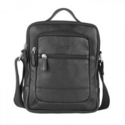 Мъжка черна чанта Silver Flame