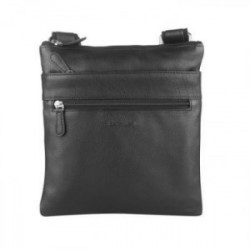 Мъжка черна чанта Silver Flame