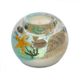 Стъклен свещник Coral Beach