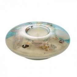 Стъклен свещник Coral Beach