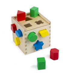 10575 Дървен куб сортер...
