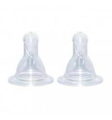 Силиконов биберон L 2 броя