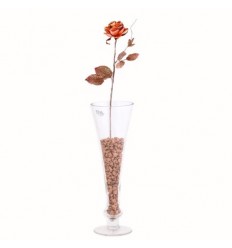 Роза малка кафява