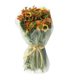 Аранжировка букет гербери