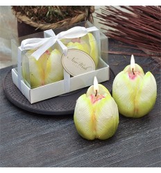 Свещ лале 2бр. екрю