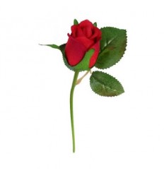 Роза червена 23см.