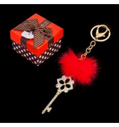 Ключодържател ключ златен