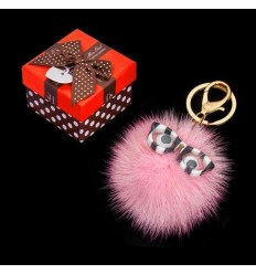 Ключодържател пух в очила