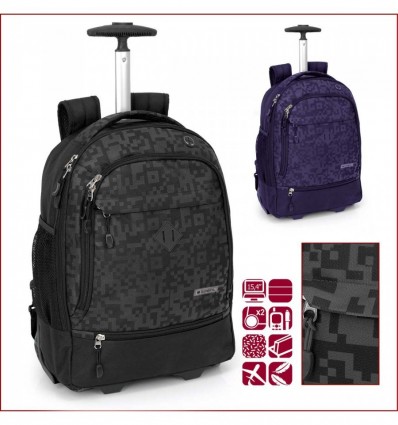 Treck раница с колела, черна