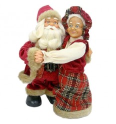 Дядо Коледа с баба 30 см.